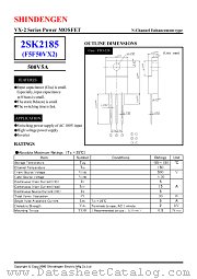 2SK2185 datasheet pdf Shindengen