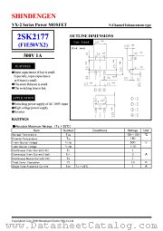 2SK2177 datasheet pdf Shindengen