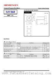 S4VB60 datasheet pdf Shindengen