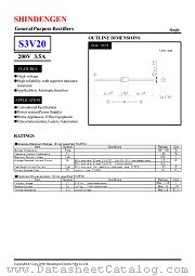 S3V20 datasheet pdf Shindengen