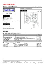 S30VTA60 datasheet pdf Shindengen