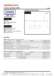 S2S6M datasheet pdf Shindengen