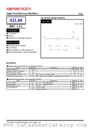 S2L40 datasheet pdf Shindengen