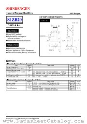S1ZB20S datasheet pdf Shindengen