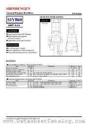S1YB60 datasheet pdf Shindengen
