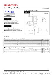 S1NB80S datasheet pdf Shindengen
