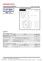 S15VB60 datasheet pdf Shindengen