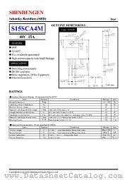 S15SCA4M datasheet pdf Shindengen