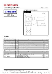 S10WB60 datasheet pdf Shindengen