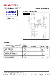 2SK1861 datasheet pdf Shindengen