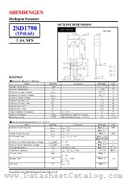 2SD1790 datasheet pdf Shindengen