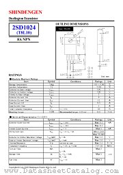 2SD1024 datasheet pdf Shindengen