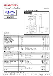 2SC4982 datasheet pdf Shindengen