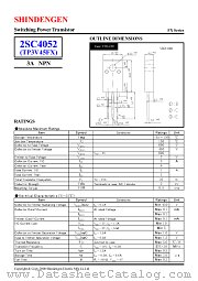 2SC4052 datasheet pdf Shindengen
