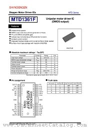 MTD1361F datasheet pdf Shindengen