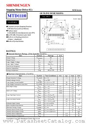 MTD1110 datasheet pdf Shindengen