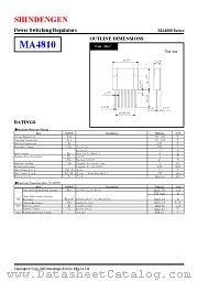 MA4810 datasheet pdf Shindengen