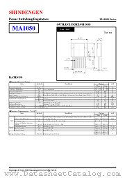 MA1050 datasheet pdf Shindengen