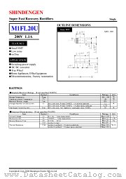 M1FL20U datasheet pdf Shindengen