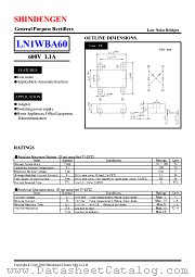 LN1WBA60 datasheet pdf Shindengen