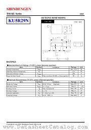 KU5R29N datasheet pdf Shindengen