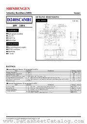240SC4MH datasheet pdf Shindengen