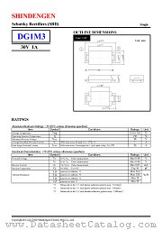 DG1M3 datasheet pdf Shindengen