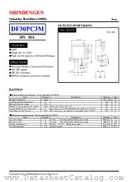 DF30PC3M datasheet pdf Shindengen