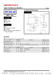 DF20L60 datasheet pdf Shindengen