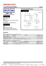 DF15VD60 datasheet pdf Shindengen