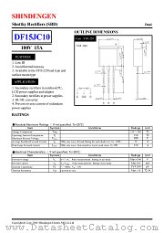 DF15JC10 datasheet pdf Shindengen