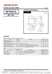 DF10SC6 datasheet pdf Shindengen