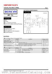 DE5SC4M datasheet pdf Shindengen