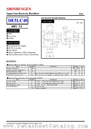 DE5LC40 datasheet pdf Shindengen