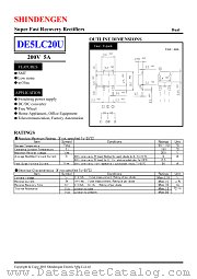 DE5LC20U datasheet pdf Shindengen