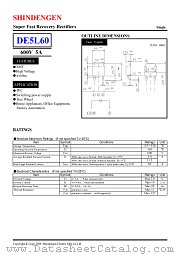 DE5L60 datasheet pdf Shindengen