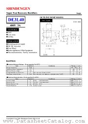 DE3L40 datasheet pdf Shindengen