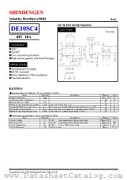 DE10SC4 datasheet pdf Shindengen