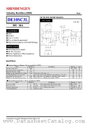 DE10SC3L datasheet pdf Shindengen