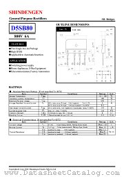 D5SB80 datasheet pdf Shindengen