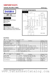 D4SBS4 datasheet pdf Shindengen