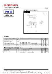D4F60 datasheet pdf Shindengen