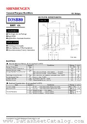 D3SB80 datasheet pdf Shindengen