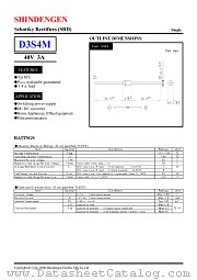 D3S4M datasheet pdf Shindengen