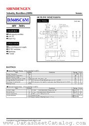 D360SC6M datasheet pdf Shindengen