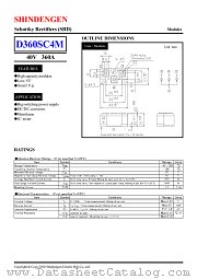 D360SC4M datasheet pdf Shindengen