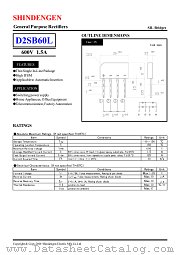 D2SB60L datasheet pdf Shindengen
