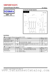D2SB60A datasheet pdf Shindengen