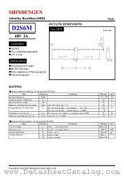 D2S6M datasheet pdf Shindengen