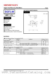 D2FL40 datasheet pdf Shindengen